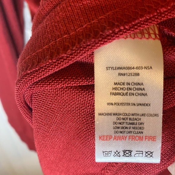 Rae Dunn Christmas Tis the Season long sleeve PJ’s top - Picture 5 of 7